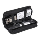 Bike Bicycle Repair Air Pump + Wrench + Tire Spoon + Screwdriver + More Tools Set(Black)