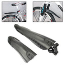 Mountain Bike Bicycle Mudguard Road Tyre Tire Front Rear Mudguard(Black)