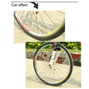 OQSPORT 12 PCS Bicycle Wheel Spoke Reflector Reflective Mount Clip Tube Warning Light Strip(Blue)