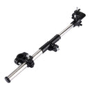 Universal Foldable Adjustable Stainless Steel Cycling Umbrella Bracket Holder Angle Adjustable Mount Stand for Bike Motorcycle(Black)