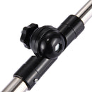 Universal Foldable Adjustable Stainless Steel Cycling Umbrella Bracket Holder Angle Adjustable Mount Stand for Bike Motorcycle(Black)