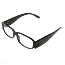 UV Protection White Resin Lens Reading Glasses with Currency Detecting Function, +2.00D