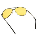 Frog Mirror UV 400 Yellow Lens Night Vision Polarized Eyeglasses