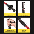 Folding Adjustable Crutch / Walking Stick with Compass, Height: 0.5-1.1m (Random Color Delivery)