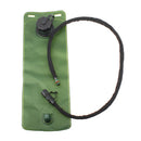 Outdoor Hiking Camping Army Green 3L Water Bag with Tube