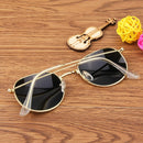 UV400 UV Protection Metal Frame AC Lens Sunglasses
