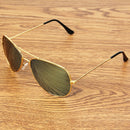 UV400 UV Protection Metal Frame AC Lens Frog Mirror Eyeglasses Sunglasses