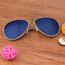 UV400 UV Protection Metal Frame AC Lens Frog Mirror Eyeglasses Sunglasses