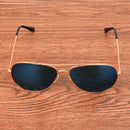 UV400 UV Protection Metal Frame AC Lens Frog Mirror Eyeglasses Sunglasses