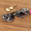 Retro UV400 UV Protection PC Frame AC Lens Sunglasses