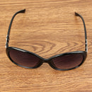 Retro UV400 UV Protection PC Frame AC Lens Sunglasses(Black)