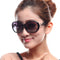 Retro UV400 UV Protection PC Frame AC Lens Sunglasses(Wind Red)