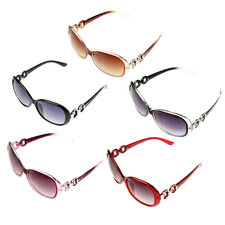 Retro UV400 UV Protection PC Frame AC Lens Sunglasses(Wind Red)