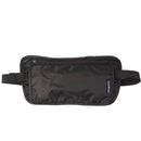 Portable Close-fitting Ultralight Documents / Pocketbook Multifunctiona Anti-theft Waist Bag(Black)