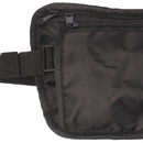 Portable Close-fitting Ultralight Documents / Pocketbook Multifunctiona Anti-theft Waist Bag(Black)