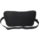 Portable Close-fitting Ultralight Documents / Pocketbook Multifunctiona Anti-theft Waist Bag(Black)