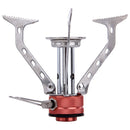 WH-S001 Outdoor Portable Ultra Mini Stainless Steel Gas Stove Camping Gas Stove(Silver)
