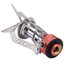 WH-S001 Outdoor Portable Ultra Mini Stainless Steel Gas Stove Camping Gas Stove(Silver)