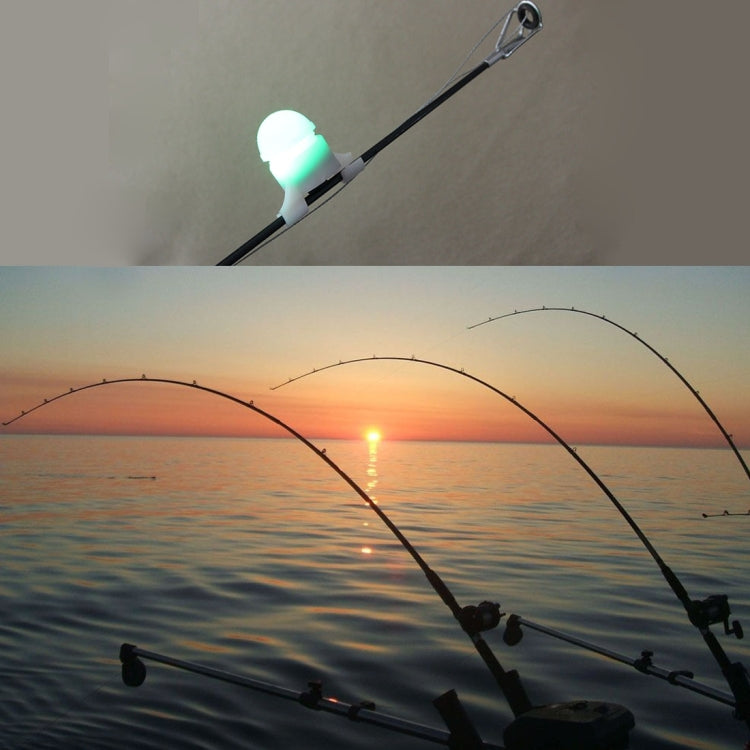 Pratical Fishing Rod light Bite Alarm Fish Alarm Bells(White)