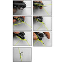Hand Movement Tie The Hook Device Knotter(Gold)
