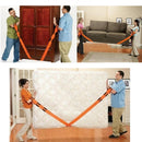 235cm Home Delivery Carry Easier Forearm Moving Straps(Orange)