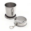 Stainless Steel Retractable Outdoor Cup Size: 50 x 50 x20 mm (Small)