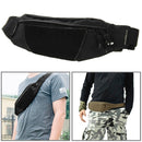 Multifunctional Outdoor Sports Running Waist Pack for Men As Fanny Pack Bum Bag Hip Money Belt(Black)