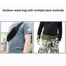 Multifunctional Outdoor Sports Running Waist Pack for Men As Fanny Pack Bum Bag Hip Money Belt(Black)