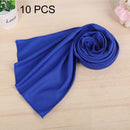 10 PCS Outdoor Sports Portable Cold Feeling Prevent Heatstroke Ice Towel, Size: 30*80cm(Dark Blue)