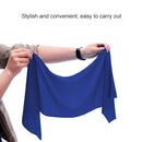 10 PCS Outdoor Sports Portable Cold Feeling Prevent Heatstroke Ice Towel, Size: 30*80cm(Dark Blue)