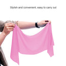 10 PCS Outdoor Sports Portable Cold Feeling Prevent Heatstroke Ice Towel, Size: 30*80cm(Pink)