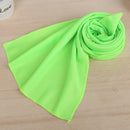 10 PCS Outdoor Sports Portable Cold Feeling Prevent Heatstroke Ice Towel, Size: 30*80cm(Green)