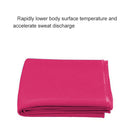 10 PCS Outdoor Sports Portable Cold Feeling Prevent Heatstroke Ice Towel, Size: 30*80cm(Magenta)