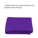 10 PCS Outdoor Sports Portable Cold Feeling Prevent Heatstroke Ice Towel, Size: 30*80cm(Purple)