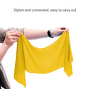 10 PCS Outdoor Sports Portable Cold Feeling Prevent Heatstroke Ice Towel, Size: 30*80cm(Yellow)