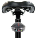 Shell Shape Bicycle Safety Rear Warning Tail Light with 2 Laser Beams and Colorful Lights