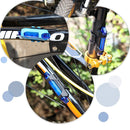 AQY-093 Detachable USB Rechargeable LED Bike Taillight(Blue)