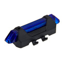 AQY-093 Detachable USB Rechargeable LED Bike Taillight(Blue)