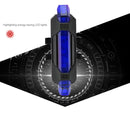 AQY-093 Detachable USB Rechargeable LED Bike Taillight(Blue)