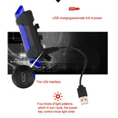 AQY-093 Detachable USB Rechargeable LED Bike Taillight(Blue)