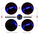 AQY-093 Detachable USB Rechargeable LED Bike Taillight(Blue)
