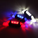 AQY-093 Detachable USB Rechargeable LED Bike Taillight(White)