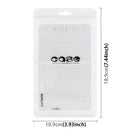 100 PCS Transparent PVC Not Waterproof Dry Packing Bag Case Fishing Kayak Beach Snowboard Pouch for Mobile Phones, Outer Size: 19cm x 11cm, Inner Size: 15.2cm x 9.3cm