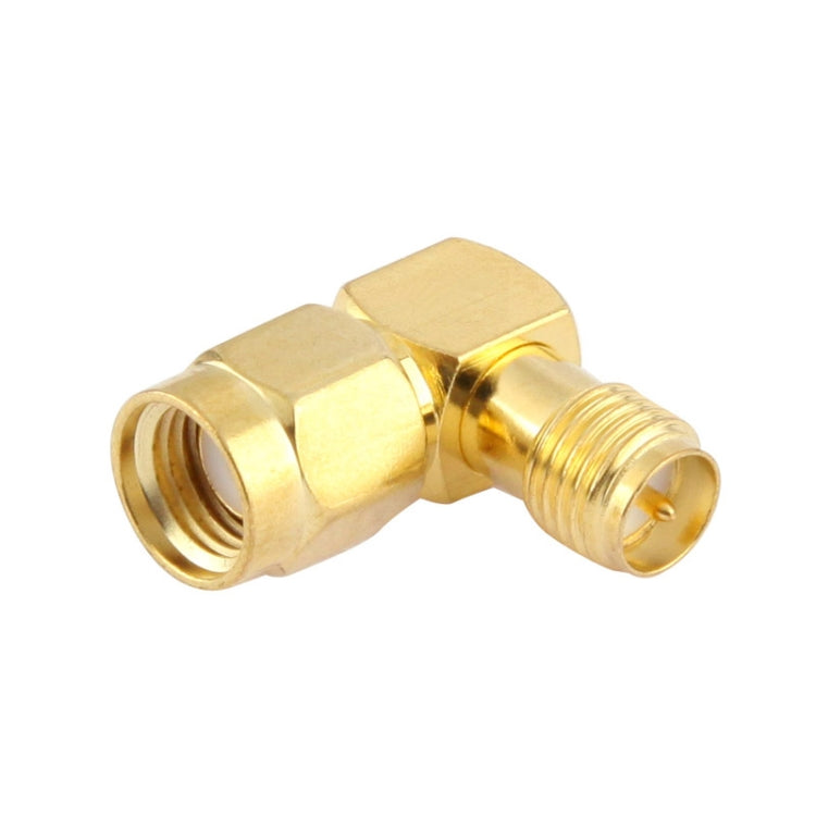 Gold Plated RP-SMA Male to RP-SMA Female Adapter