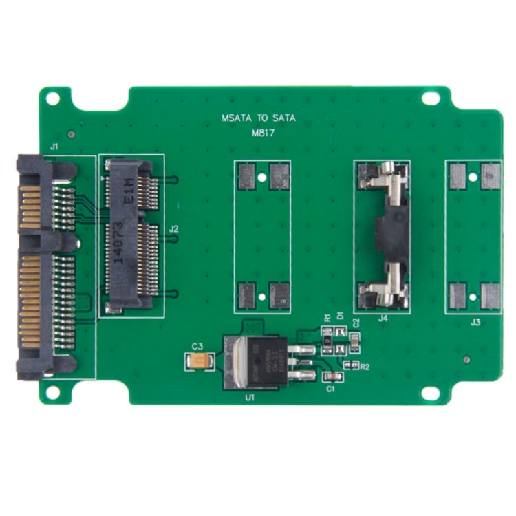 mSATA mini PCI-E SSD Hard Drive to 2.5 inch SATA Converter Card