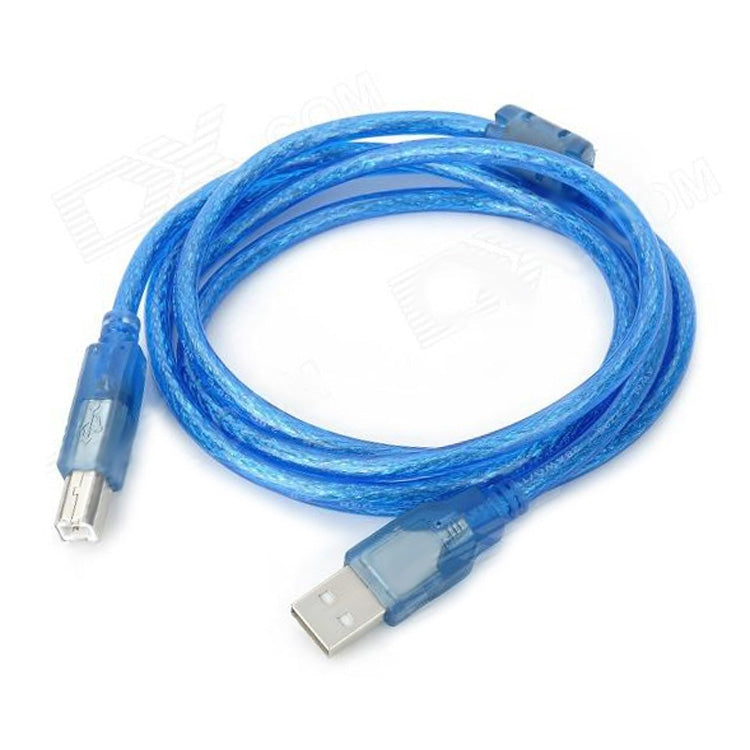 USB 2.0 Printer Extension AM to BM Cable, Length: 1.8m(Blue)