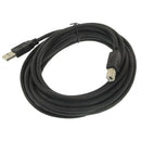USB 2.0 Printer Extension AM to BM Cable, Length: 5m