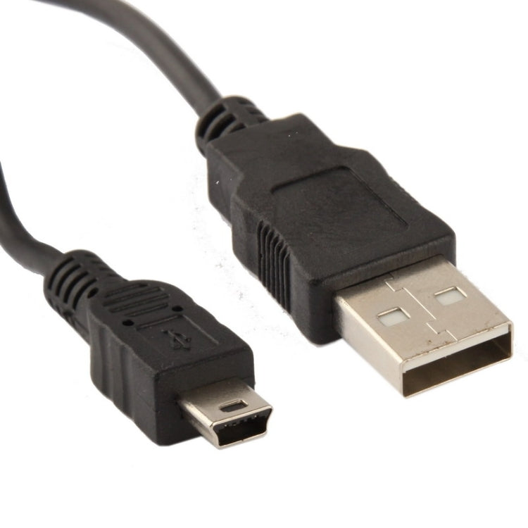 USB 2.0 AM to Mini 5pin USB Cable, Length: 1.5m(Black)