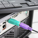 USB A Plug to mini DIN6 female Adapter (PS/2 to USB)(Green)