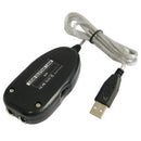 USB Interface Guitar Link Cable PC / MAC Recording(Black)